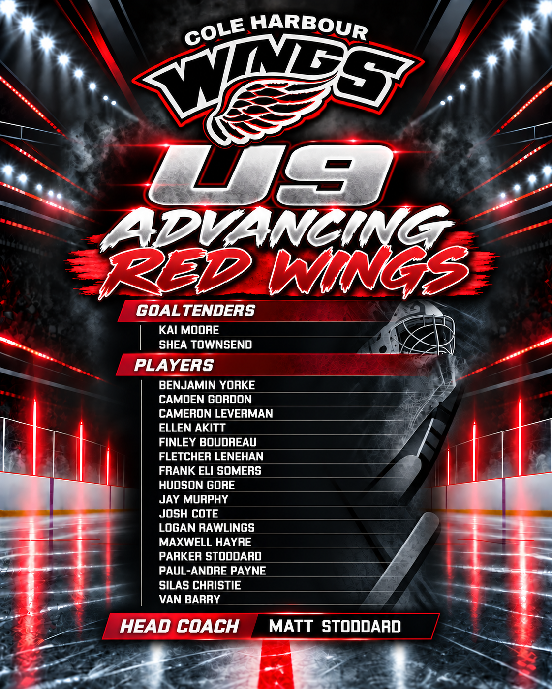Cole Harbour Wings U9 Advancing 2026-2027