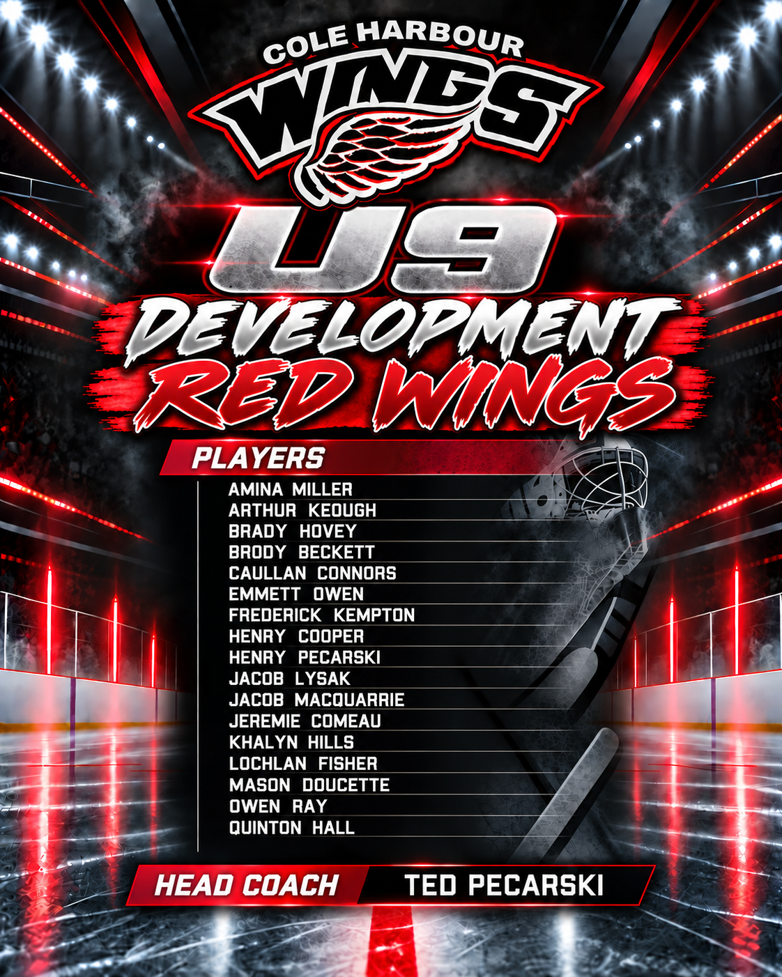 Cole Harbour Wings U9 Development 2026-2027