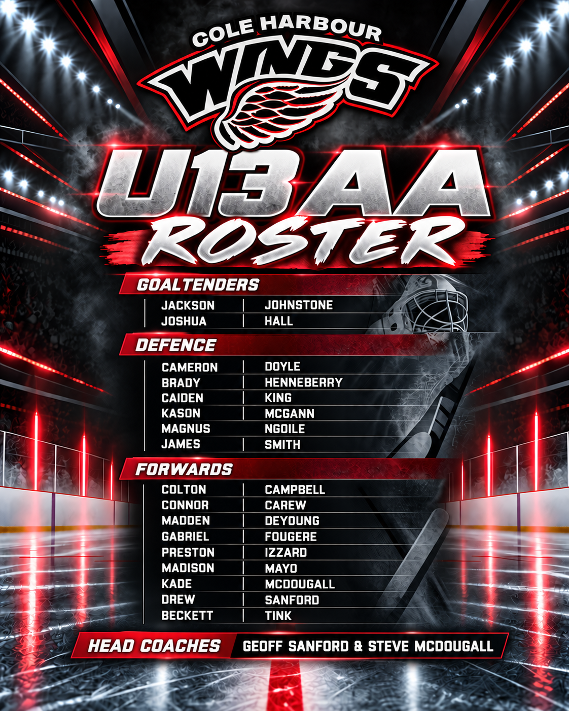 U13 AA WITH COACHES 