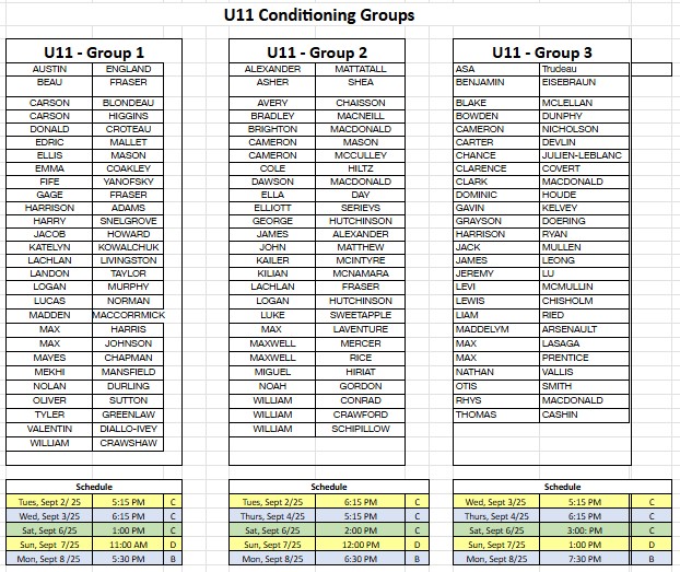 U11 Conditioning Groups 2025 (1)