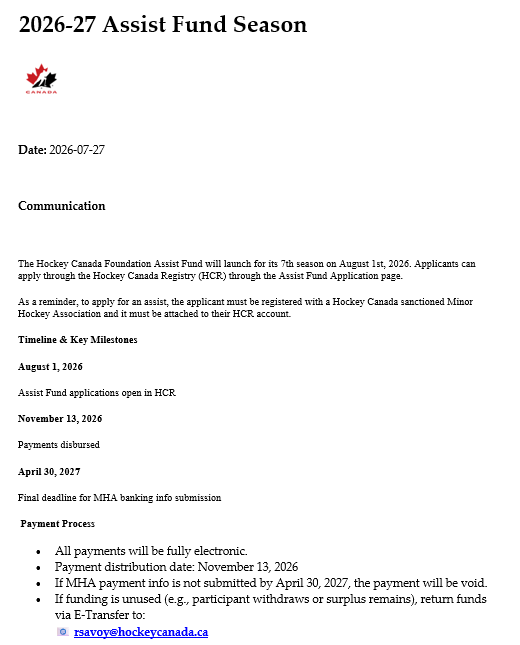 assist fund 1