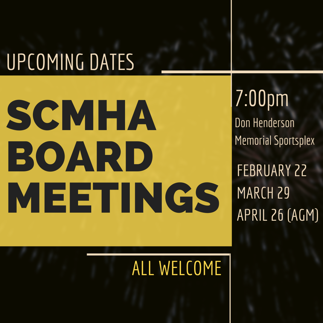 SCMHA Meeting Reminder