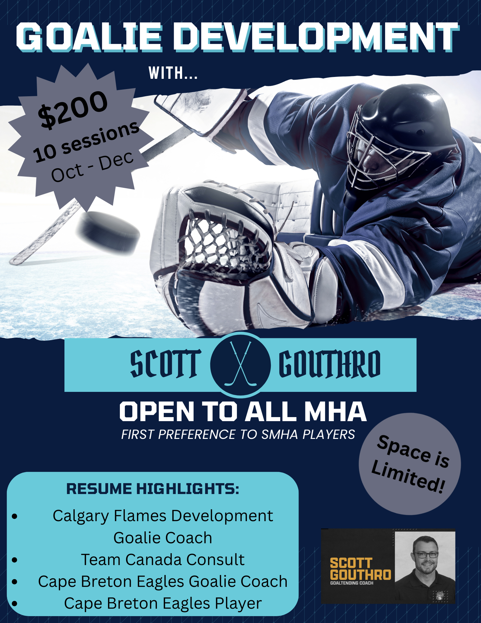 Goalie Development