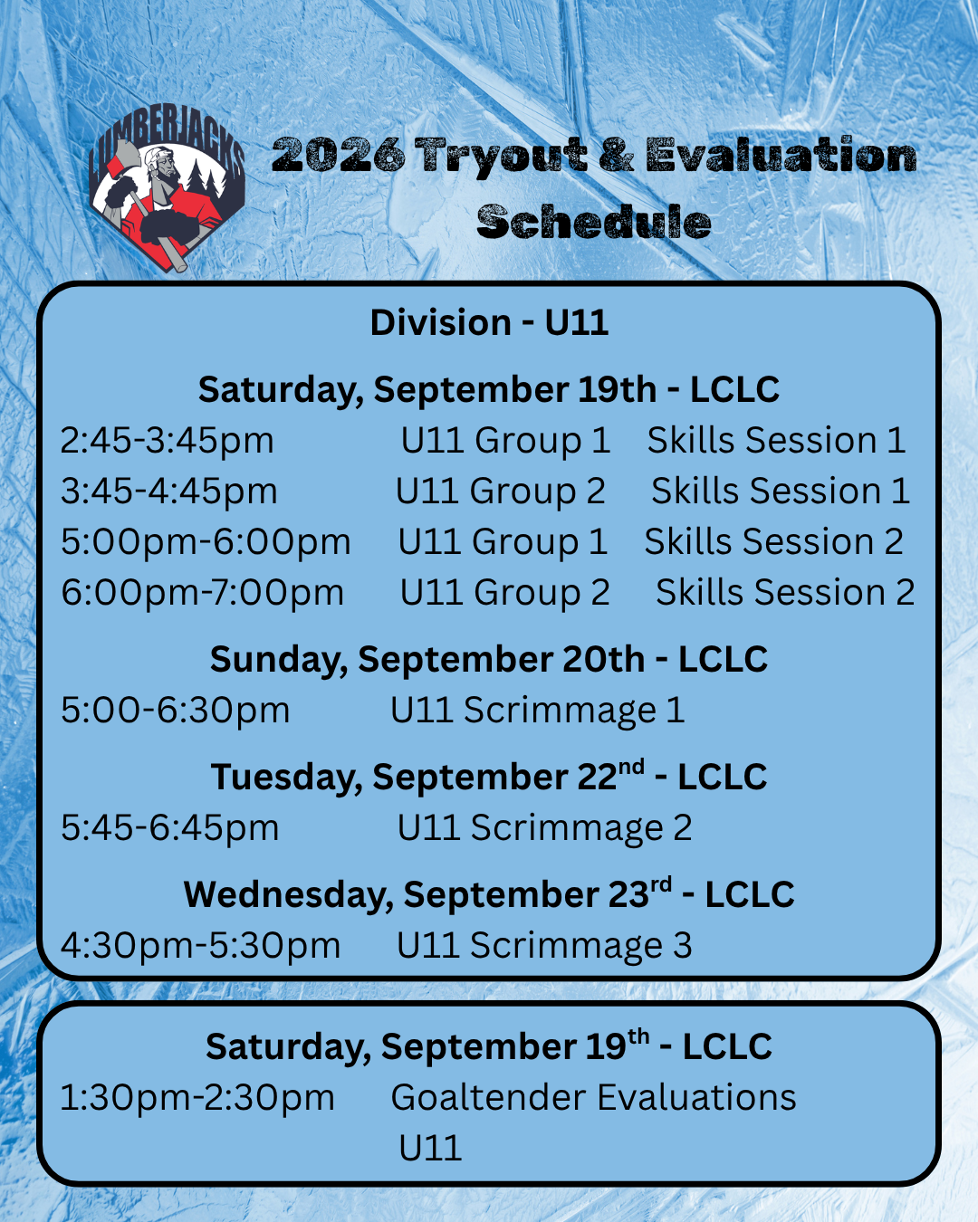 U11 - 2026 Tryout &amp;amp;amp;amp;amp;amp;amp;amp;amp;amp;amp;amp;amp;amp;amp;amp;amp;amp;amp;amp;amp;amp;amp;amp;amp;amp;amp;amp;amp;amp;amp;amp;amp;amp;amp;amp;amp;amp;amp;amp;amp;amp;amp;amp;amp;amp;amp;amp;amp;amp;amp; Evaluation Schedule