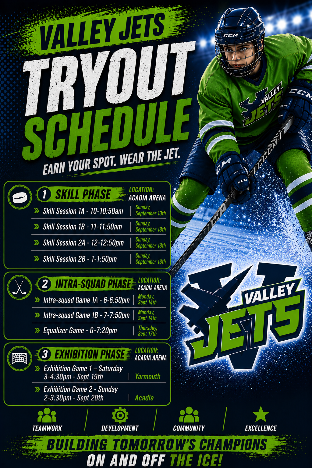 Evaluation Schedule Poster
